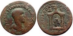 Roman Provincial Syria, Antioch AE (Bronze, 14.07g, 32mm) Hostilian (Caesar) under Trajan Decius (249-251) Issue: Group 3 and 4: bronze city coinage Obv: Γ ΟΥΑΛ ΟϹΤΙΛΙΑΝ ΜΕ ΚΥΙΝΤΟϹ ΚΕϹΑΡ; bare-headed 