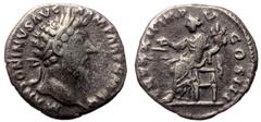 Roman Imperial Marcus Aurelius (161 - 180 AD) AR denarius (Silver, 3,25g, 19mm) Rome Marcus Aurelius (161 - 180 AD) AR denarius (Silver, 3,25g, 19mm) Rome Obv: M ANTONINVS AVG ARM PARTH MAX: Head of M