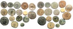 Lots 16 ancient AR and BL coins (Bronze, total weight: 46.21g) 16 ancient AR and BL coins (Bronze, total weight: 46.21g) Year: II - I cent. BC Weight: 46.21 g Material: Bronze More photos and full ite