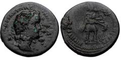 Roman Provincial Phrygia, Ankyra, Antoninus Pius (138-161), AE (Bronze, 28,6 mm, 11,73 g). Phrygia, Ankyra, Antoninus Pius (138-161), AE (Bronze, 28,6 mm, 11,73 g). Obv: AV T AI AΔPIA ANTΩNEINOC, bare