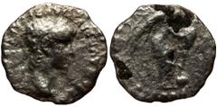 Roman Provincial Cappadocia, Caesarea-Eusebeia, AR hemidrachm (Silver, 13,8 mm, 1,07 g), Nero (54-68), struck ca. AD 54-64. Obv: NERO CLA Cappadocia, Caesarea-Eusebeia, AR hemidrachm (Silver, 13,8 mm,