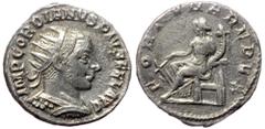 Roman Imperial Gordian III (238-244), AR antoninianus (Silver, 20,9 mm, 4,48 g), Antioch, 243. Gordian III (238-244), AR antoninianus (Silver, 20,9 mm, 4,48 g), Antioch, 243. Obv: IMP GORDIANVS PIVS F