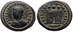 Roman Imperial CONSTANTINE II (Caesar, 317-337) AE Follis (Bronze, 20mm, 4.09g). Heraclea, 318-20 CONSTANTINE II (Caesar, 317-337) AE Follis (Bronze, 20mm, 4.09g). Heraclea, 318-20 Obv: D N FL CL CONS