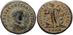 Roman Imperial Constantine II as caesar (317-337), Heraclea, AE follis (Bronze, 19,4 mm, 3,05 g). Constantine II as caesar (317-337), Heraclea, AE follis (Bronze, 19,4 mm, 3,05 g). Obv: D N FL CL CONS
