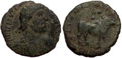 Roman Imperial Julian II Apostata (360-363) AE Follis (Bronze 7,67g 24mm) Nicomedia. Julian II Apostata (360-363) AE Follis (Bronze 7,67g 24mm) Nicomedia. Obv: D N FL CL IVLIANVS P F AVG. Diademed, dr