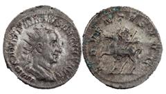 Coleção Sousa Sobral The Roman Empire Trajan Decius, 249-251. AR Antoninianus 3.72 g. Rome. IMP C M Q TRAIANVS DECIVS AVG Laureate, draped and cuirassed bust of Trajan Decius to right, seen from behin