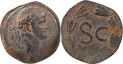 The Roman Empire The Roman Empire SYRIA, Seleucis and Pieria. Antioch. Otho, 69. AE 'As' 15.45 g. IMP M OTHO [CAE] AV[G] Laureate head of Otho to right. Rev. Large S C within wreath. McAlee 320c. RPC 