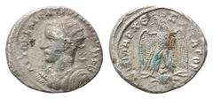 RÖM.REICH, Gordian III., AR Tetradr. AR Tetradrachme, Syrien, Seleucis und Pieria, Stadt Antiochia. Drap.Panzerbüste mit Strahlenkrone l. Rs.Adler frontal l. blickend mit Kranz im Schnabel. 10,41g. s-