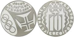 PORTUGAL, Republik, seit 1910, 10 Euro 2004. Olympiade 2004 Athen. PP