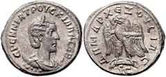 ROMAN COINS RÖMISCHES REICH, Herennia Etruscilla, Gemahlin des Trajan Decius, +251, AR Tetradrachme (249-251), Antiochia ad Orontem. Diad. Büste r. Rs.Adler mit Kranz. 13,02g. Prieur 621 f.vz