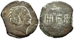 ROMAN COINS RÖMISCHES REICH, Herennia Etruscilla, Gemahlin des Trajan Decius, +251, AE 31, Zuordnung unklar, möglicherw. moderne Variation eines unbekannten antiken Vorbildes. Weibl. Büste mit nach ob