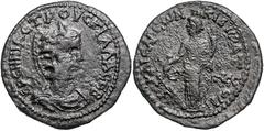 ROMAN COINS RÖMISCHES REICH, Herennia Etruscilla, Gemahlin des Trajan Decius, +251, AE 32, SKC =Jahr 226 =250, Phrygien, Stadt Cibyra. Diad. Büste r. Rs.Tyche l. mit Ruder und Füllhorn. 13,05g. Sear 4