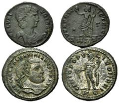 ROMAN COINS RÖMISCHES REICH, Galeria Valeria, Gemahlin des Galerius, +311, AE Follis, *-G .SM.TS. =Thessalonica. Drap. u. belorb. Büste r., GAL VALERIA AVG. Rs.Venus steh. l., VENERI VICTRICI. 6,21g (
