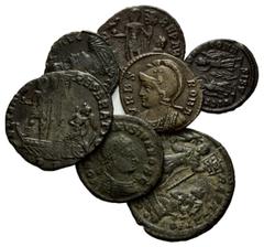 ROMAN COINS RÖMISCHES REICH, Constans, 337-350, AE Centenionalis, AQP =Aquileia. Belorb. u. drap. Büste r. Rs.Constans auf Galeere, FEL TEMP REPARATIO. 5,03g (ss+); var. 3,27g (ss); 2,33g (ss/f.vz). A