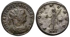 ROMAN COINS RÖMISCHES REICH, Florianus, 276, AE Antoninian, Siscia. Panzerbüste mit Strahlenkrone r. Rs.Providentia steht l. 3,59g. RIC 104 ss/f.vz