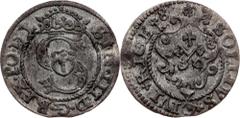 Poland Poland, Solidus 1588, RigaDuchy of Livonia, Sigismund III Vasa, Solidus 1588, Riga, 1,068 g, Billon, slightly wavy; VF+ Grade: VF+