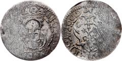 Poland Poland, Solidus 1609, RigaDuchy of Livonia, Sigismund III Vasa, Solidus 1609, Riga, 0,879 g, Billon, weakly strike; VF Grade: VF