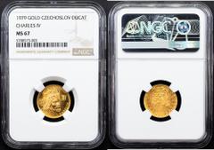 Gold - Czechoslovakia Czechoslovakia, 1 Dukat 1979, KremnitzCategory: Gold - Czechoslovakia Country/Region: Czechoslovakia Ruler/Area: Socialist Republic Denomination: 1 Dukat Year: 1979 Mint: Kremnit