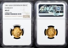 Gold - Czechoslovakia Czechoslovakia, 1 Dukat 1981, KremnitzCategory: Gold - Czechoslovakia Country/Region: Czechoslovakia Ruler/Area: Socialist Republic Denomination: 1 Dukat Year: 1981 Mint: Kremnit