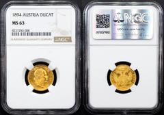 Gold - Habsburg Franz Joseph I., 1 Dukat 1894, ViennaCategory: Gold - Habsburg Country/Region: Austria Ruler/Area: Franz Joseph I. Denomination: 1 Dukat Year: 1894 Mint: Vienna Weight: 3,49 g Material