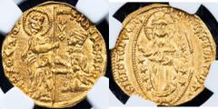 Italy Italy, 1 Dukat 1423-1457Category: Italy Country/Region: Republic of Venice Ruler/Area: Francesco Foscari Denomination: 1 Dukat Year: 1423-1457 Weight: 3,54 g Material: Gold Reference: FR-1232 NG