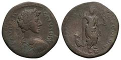 Roman Provincial Pisidia, Antioch. Commodus, AD 177-180. AE. 7.00 g. 24.92 mm. Obv: L AVRELIVS COMMODVS. Laureate-headed bust of Commodus wearing cuirass and paludamentum, right. Rev: COLONIAE ANTIOCH