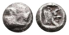 Greek Dynasts of Lycia. Uncertain dynast, AR Diobol, 1.21 g 8.92 mm. Circa 500-480 BC.