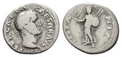 Roman Imperial Galba, AD 68-69. AR, Denarius. 3.11 g. 19.39 mm. Rome. Struck circa July AD 68-January AD 69. Obv: IMP SER GALBA CAESAR AVG. Head of Galba, laureate, right. Rev: HISPANIA. Hispania, dra