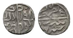 Medieval & World Coins Islamic. Ottoman Empire. Bayezid II, AD 1481-1512 / AH 886-918. AR, Akçe. 0.74 g. 11.18 mm. Qustantiniya. Obv: Islamic legend. Sultan Bayezid bin Mehmed han. Rev: Islamic legend