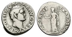 Roman Imperial Otho, AD 69. AR, Denarius. 3.20 g. 18.93 mm. Rome. Obv: IMP M OTHO CAESAR AVG TR P. Head of Otho, bare, right. Rev: PAX ORBIS TERRARVM. Pax, draped, standing left, holding branch in rig