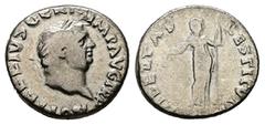 Roman Imperial Vitellius, AD 69. AR, Denarius. 2.57 g. 17.71 mm. Rome. Obv: A VITELLIVS GERM IMP AVG TR P. Head of Vitellius, laureate, right. Rev: LIBERTAS RESTITVTA. Libertas, draped, standing front