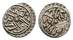 Medieval, World & Islamic coins Islamic. Ottoman Empire. AR, Akçe / Akce. 0.92 g. 11.01 mm. Obv: Islamic legend. Rev: Islamic legend. Very Fine.