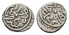 Medieval, World & Islamic coins Islamic. Ottoman Empire. AR, Akçe / Akce. 0.93 g. 11.32 mm. Obv: Islamic legend. Rev: Islamic legend. Very Fine.