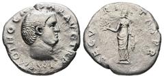 Roman Imperial Otho, AD 69. AR, Denarius. 2.79 g. 19.05 mm. Rome. Obv: IMP M OTHO CAESAR AVG TR P. Head of Otho, bare, right. Rev: SECVRITAS P R. Securitas, draped, standing left, holding wreath in ri