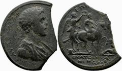 Roman Provincial Roman Provincial LYDIA. Thyateira. Commodus (177-192 AD). Struck under Marcus Aurelius, by the strategos L. Aurelius Demostratos, circa 178-179. AE Medallion (44mm 31.1g) Obv: ΑVΤΟ ΚΑ