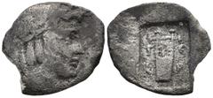 Greek LYCIAN LEAGUE. Kragos. Hemidrachm (Late 1st century BC-early 1st century AD). AR hemidrachm (13,5mm 1,09g) Obv: Laureate head of Apollo right. Rev: Τ-Ε-Κ-Ρ. Lyre within incuse square. Troxell, L
