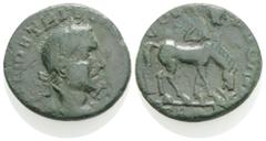 Roman Provincial Roman Provincial Coins TROAS. Alexandria. Trebonianus Gallus (251-253). Ae. 4 g. 19,9 mm. Obv: IMP VIB TREB GALLVS AVG. Laureate, draped and cuirassed bust right. Rev: COL AVG TROAD. 