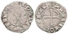 Medieval Medieval Crusader States, Antioch (Principality), Bohémond IV (1201-1216 AD) AR Denier (0.73 mm, 17,4 g.)