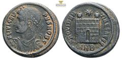 Roman Imperial Coins CRISPUS Flavius ​​Julius Crispus Caesar (317-326) Obverse legend: FL IVL CRISPVS NOB CAES. Description PROVIDEN-TIAE CAESS 3g 18,7mm