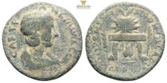 Roman Provincial Coins  Roman Provincial Pontus, Neocaesarea. Tranquillina. Augusta, A.D. 241-244. . CAB TP-ANKYΛINA CE[B], draped bust of Tranquillina right, wearing stephane / KOI ΠONT (MH) NЄ-OKAIC