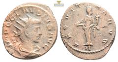 Roman Imperial Coins CLAUDIUS II GOTHICUS, 268-270…. IMP C CLAVDIVS AVG…...Rv/ PROVIDENT AVG. 3g 20,6 mm
