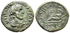 ROMAN PROVINCIAL Roman Provincial Paphlagonia, Sinope Æ28 (13,2 gr - 28,10 mm). Philip I, year 314 = AD 244/5. IMP IVL PHILIPPVS AVG, laureate, draped and cuirassed bust right / C R I F S ANN CCCXIV, 