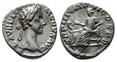 ROMAN IMPERIAL Roman Imperial Coins COMMODUS (177-192). Denarius. Rome. Obv: L AVREL COMMODVS AVG. Laureate, draped and cuirassed bust right. Rev: TR P IIII IMP II COS II P P. Salus seated left on thr