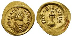 BYZANTINE Byzantine Coins HERACLIUS (610-641). GOLD Semissis. Constantinople. Obv: δ N ҺЄRACILЧS T P P AV. Diademed, draped and cuirassed bust right. Rev: VICTORIA AVGЧ ς. Cross potent set upon globus