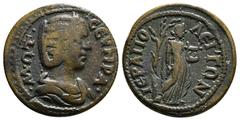 Roman Provincial Coins PHRYGIA. Hierapolis. Otacilia Severa (Augusta, 244-249) Obv : ΜΑΡΚ ΩΤΑΚΙΛ ϹƐΒΗΡΑ ϹƐΒ - diademed and draped bust of Otacilia Severa, r. Rev : IЄPAΠOΛЄITΩN, Apollo Kitharoedos sta