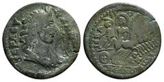 Roman Provincial Coins PHRYGIA. Hierapolis. Otacilia Severa (Augusta, 244-249). Ae Obv : Μ ΩΤ ϹƐΥΗΡΑ; diademed and draped bust of Otacilia Severa. Rev : Rev: IEPAΠOΛEITΩN NEΩKOPON. Hades driving quadr
