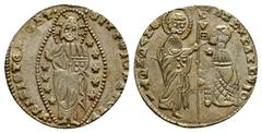 Byzantine & World Coins ISLAMIC. Beyliks of Western Asia Minor. Debased GOLD Ducat (After AD 1348). Late 'K' Series. Imitating a Venetian Ducat of Andrea Dandolo (1344-1354). Obv: AZDR DANDVLO S H VEN