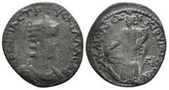 Roman Provincial Coins PHRYGIA, Cibyra. Herennia Etruscilla. Augusta, AD 249-251. Æ. Dated CY 226 (AD 250/1). Draped bust right, wearing stephane / Tyche standing left, holding rudder and cornucopia 7