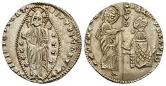 Byzantine & World Coins ISLAMIC. Beyliks of Western Asia Minor. Debased GOLD Ducat (After AD 1348). Late 'K' Series. Imitating a Venetian Ducat of Andrea Dandolo (1344-1354). Rev: AZDR DANDVLO S H VEN