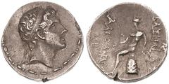 SELEUCID KINGDOM. Alexander I Balas (152-145 BC). Silver tetradrachm (16.74 gm). "Antioch on the Persian Gulf," 150-145 BC. Diademed head of Alexander I right, fillet border / ΒΑΣΙΛΕΩΣ / ΑΛΕΞΑΝΔΡο [Υ]